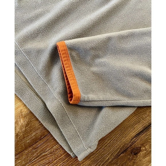 Life is Good Unisex Gray/Green 1/4 Zip Logo Fleece Poly Pullover Size M EUC - Picture 6 of 9